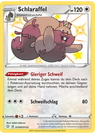 Schlaraffel SV100/122 — Schillernde Schatzkammer (Glänzendes Schicksal)