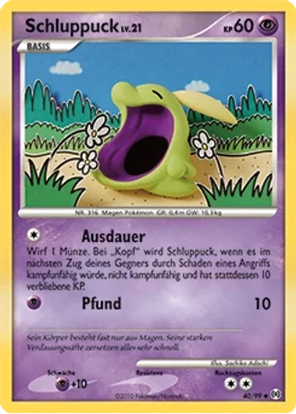 Schluppuck #40/99 — Arceus