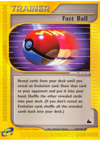 Schneller Ball #124/144 — Skyridge