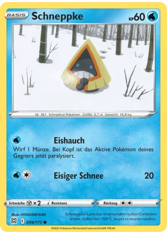 Schneppke #034/172 — Strahlende Sterne