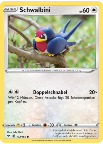 Schwalbini #133/185 — Farbenschock