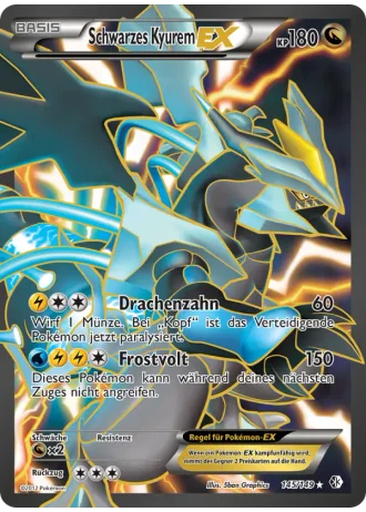 Schwarzes Kyurem EX #145 — Überschrittene Schwellen