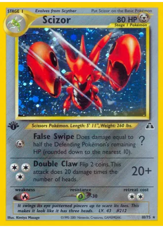 Scizor #10 — Neo Discovery