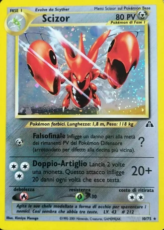 Scizor #10/75 — Neo Discovery