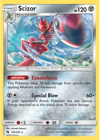 Scizor #126/214 — Lost Thunder