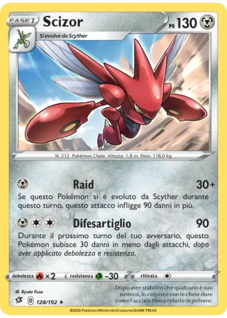 Scizor #128/192 — Fragore Ribelle