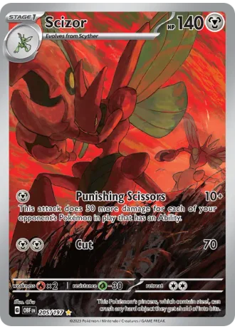 Scizor #205/197 — Obsidian Flames