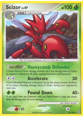 Scizor #25/100 — Fronte di Tempesta