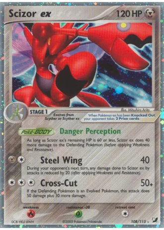 Scizor ex #108/115 — Unseen Forces