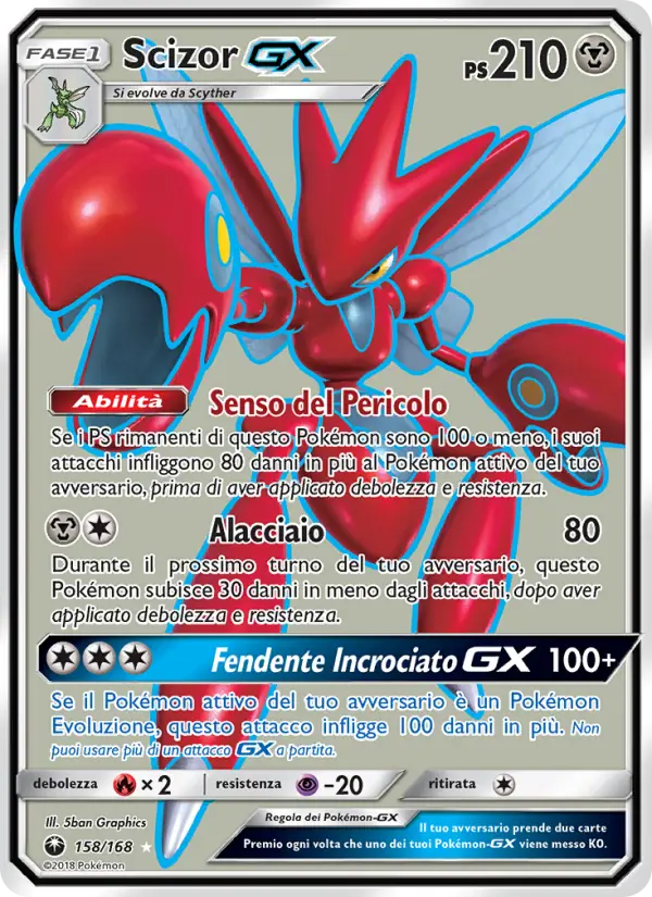Scizor GX #158 — Tempesta Astrale