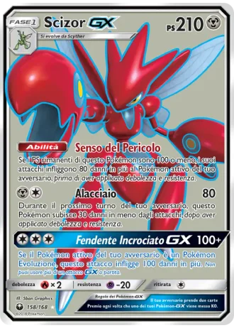 Scizor GX #158/168 — Tempesta Astrale