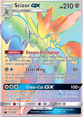 Scizor GX #175 — Celestial Storm