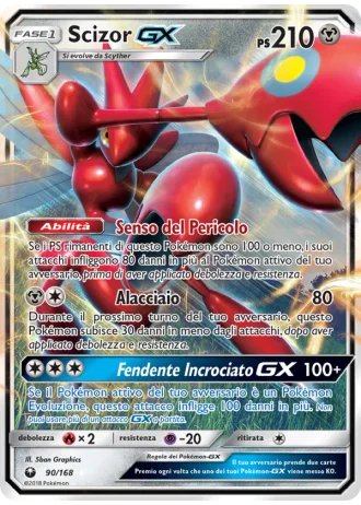 Scizor GX #90/168 — Tempesta Astrale