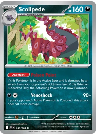Scolipede #056/86 — Black Bolt