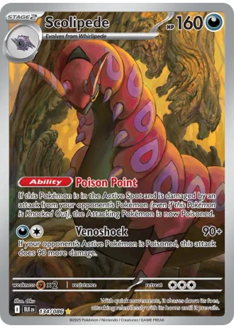 Scolipede #134/86 — Black Bolt