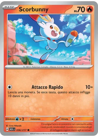 Scorbunny #036/217 — Ascesa Eroica