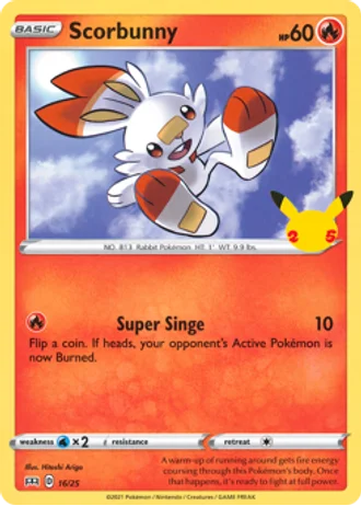Scorbunny #16 — McDonald's Collection 2021