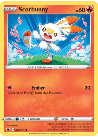 Scorbunny #30 — Sword & Shield