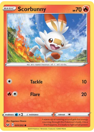 Scorbunny #31 — Sword & Shield