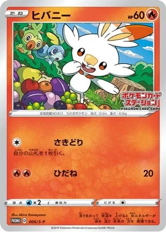 Scorbunny #6/S-P — Sword & Shield Promos
