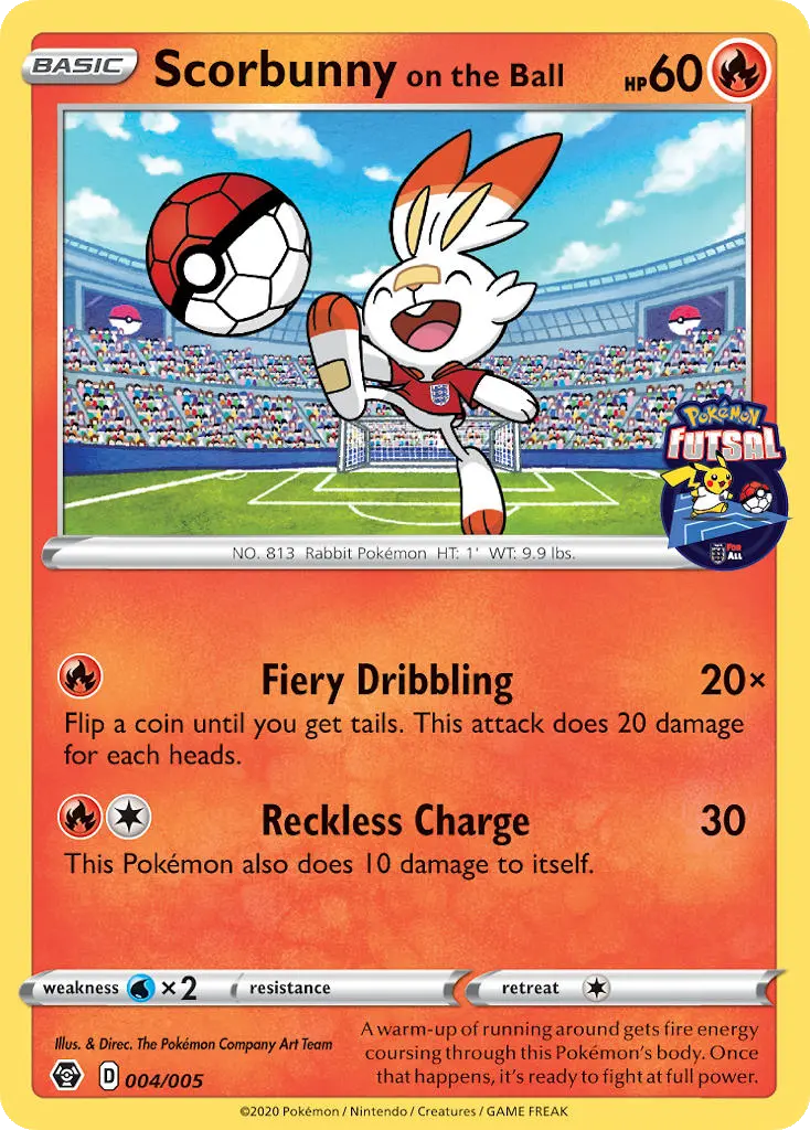 Scorbunny on the Ball #4 — Pokémon Futsal 2020