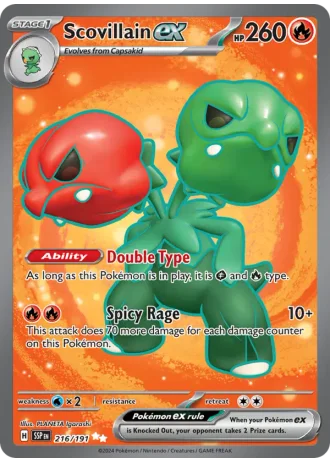 Scovillain ex #216/191 — Surging Sparks