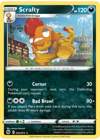 Scrafty #42/73 — Champion's Path