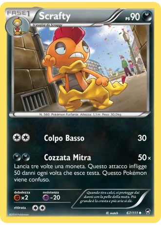 Scrafty #67/111 — Colpi Furiosi
