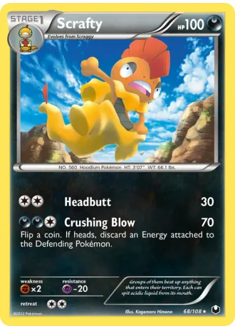 Scrafty #68/108 — Dark Explorers