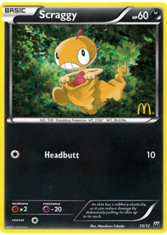 Scraggy #10 — McDonald's Collection 2012