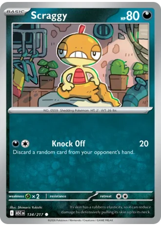 Scraggy #134 — Ascended Heroes