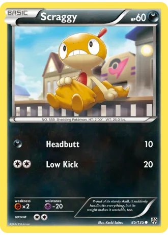 Scraggy #85/135 — Plasma Storm