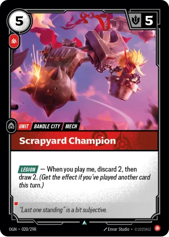 Scrapyard Champion #020/298 — Origins