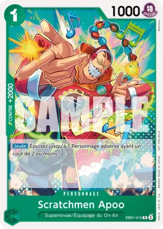 Scratchmen Apoo (EB01-015) (Alternative Art) — PROMO