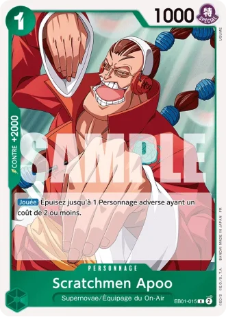 Scratchmen Apoo (EB01-015) (Reprint) — ONE PIECE CARD THE BEST vol.2 (PRB02)