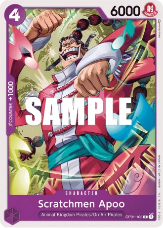 Scratchmen Apoo (OP01-103) — Romance Dawn (OP01)