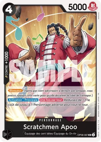 Scratchmen Apoo (OP08-087) (Pirate Foil) — ONE PIECE CARD THE BEST vol.2 (PRB02)