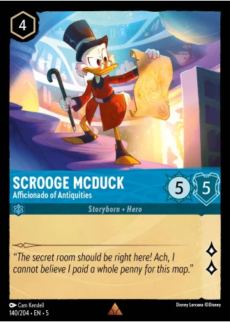 Scrooge McDuck - Afficionado of Antiquities #140/204 — Shimmering Skies