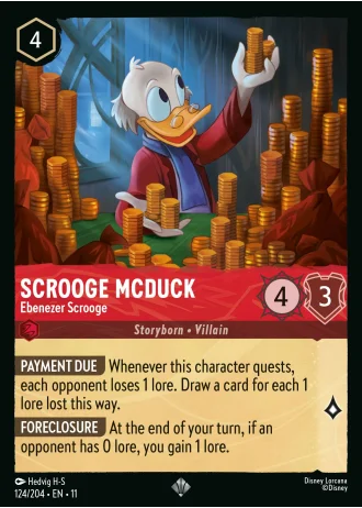 Scrooge McDuck - Ebenezer Scrooge #124/204 — Winterspell