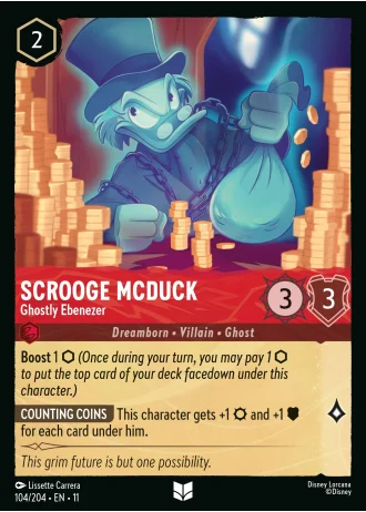 Scrooge McDuck - Ghostly Ebenezer #104/204 — Winterspell