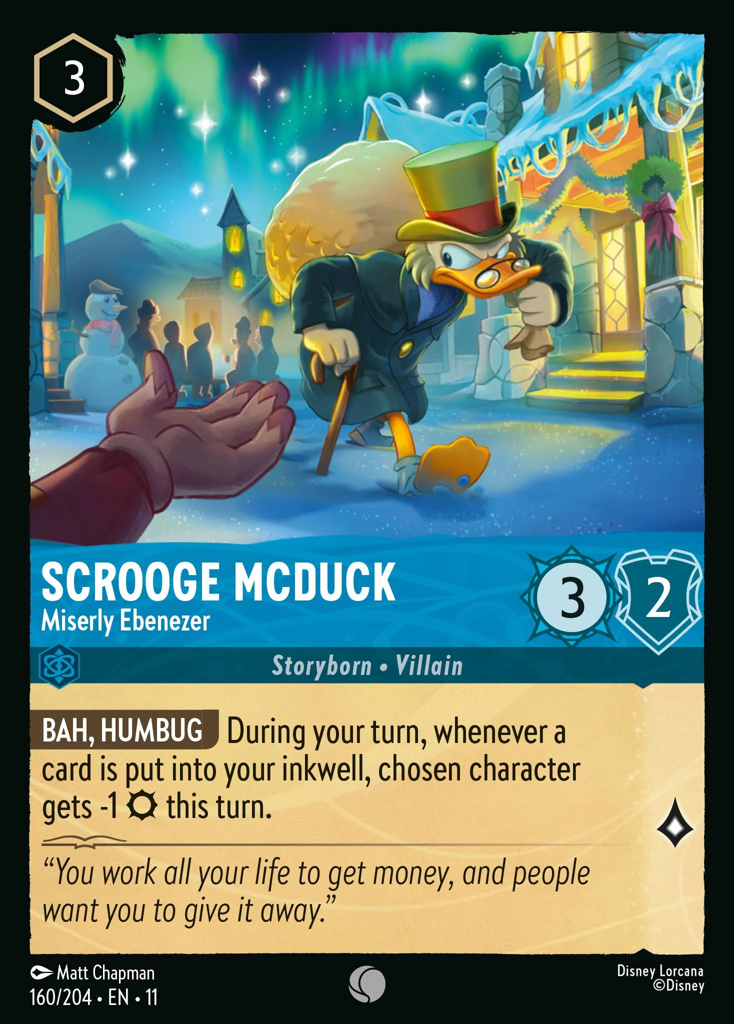 Scrooge McDuck - Miserly Ebenezer #160/204 — Winterspell