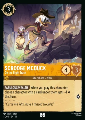 Scrooge McDuck - On the Right Track #8/204 — Whispers in the Well