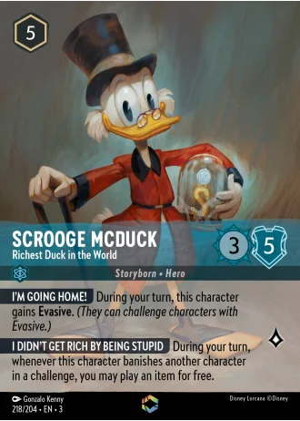 Scrooge McDuck - Richest Duck in the World #218/204 — Into the Inklands