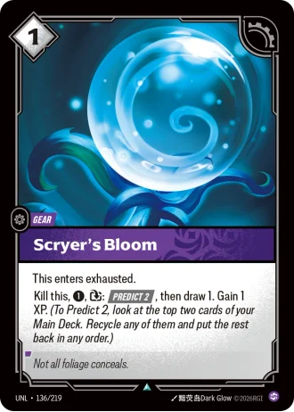 Scryer's Bloom #136/219 — Unleashed