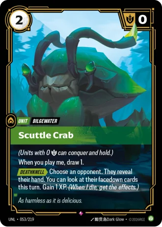 Scuttle Crab #053/219 — Unleashed