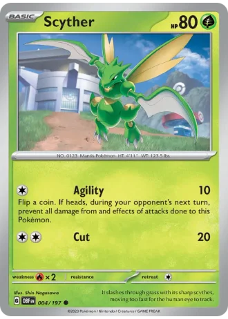 Scyther #004 — Obsidian Flames