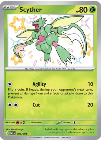 Scyther #095 — Paldean Fates