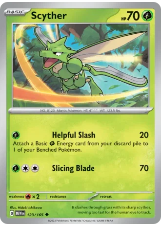 Scyther #123/165 — 151