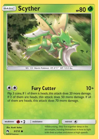 Scyther #3 — Lost Thunder