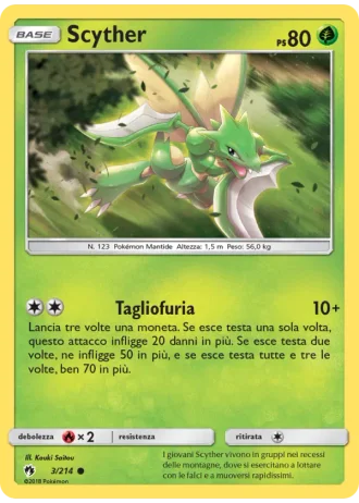 Scyther #3/214 — Tuoni Perduti